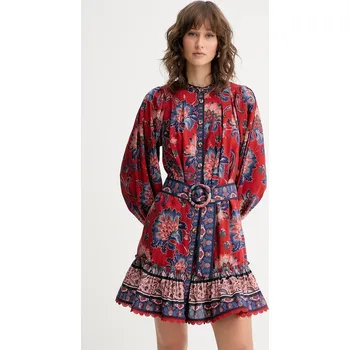 Dámské šaty Šaty Farm Rio 336927 červená 29A, vel. L