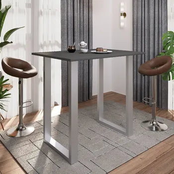 Barový stolek Barový stůl VCM „Xona 110x80“, antracit 496650
