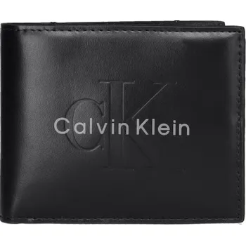 Oblečení a móda Peněženka Calvin Klein BOLD BILLFOLD W/COIN UNI Černá, Bílá