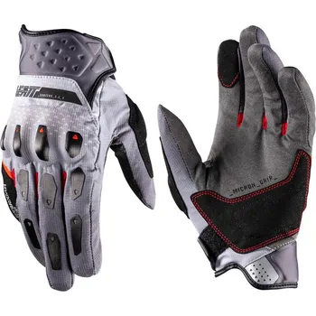 Moto rukavice Rukavice LEATT ADV Subzero 5.5 / Short Šedá XXL