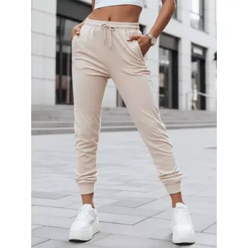 Dámské kalhoty Dámské kalhoty DSTREET UY2841 BÉŽOVÁ L