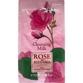 Pleťové čisticí mléko z růžové vody Rose of Bulgaria 12ml vzorek