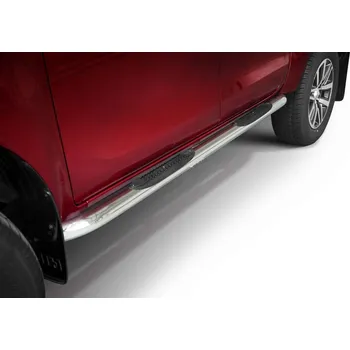Tuning Trubkové nášlapy s plastovými stupačkami - Toyota Hilux, L200 (2015 - 2018 - 2021 +)