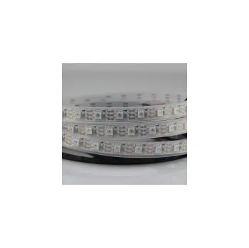 LED páska LED pásek WS2812 (2811) chip 5050, 18W/m, RGB, 60 diod, silikon, 5V, 1 m