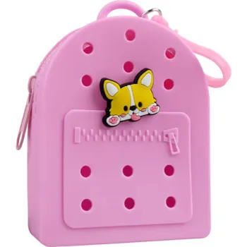 Peněženka Gifty - Silikonová peněženka růžová +1 pin zdarma