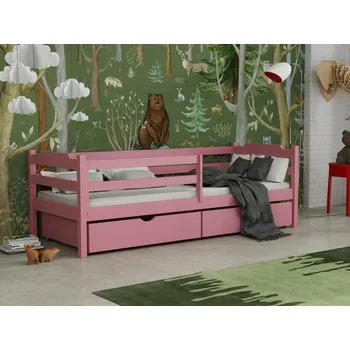 Dětská postel Dětská postel s úložným prostorem Elegant Barva dřeva: Růžová, 90x200