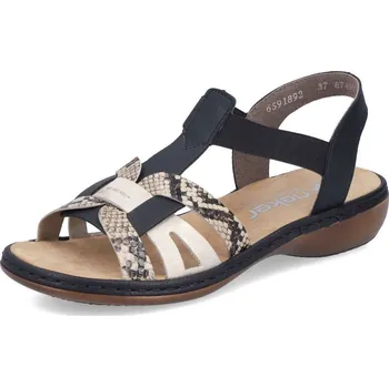 Dámské sandále Dámské sandály RIEKER 65918-92 černá S6 39