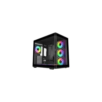 PC skříň Cooler Master case Elite 600, ATX, Průhledná bočnice, 7x 120mm ARGB Fan, Černá