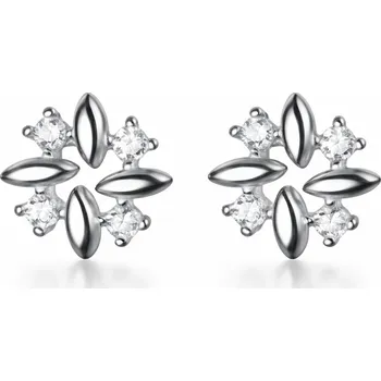 Náušnice Stříbrné náušnice se zirkony Kyla