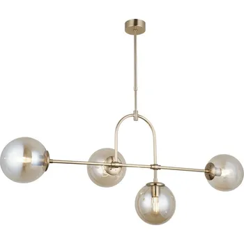 Lustr na tyči POLINO 4xE27/40W/230V zlatá