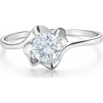 Prsten Stříbrný prsten se zirkonem Softie