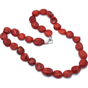 Náhrdelník Červený náhrdelník z přírodního korálu Korálová vášeň
