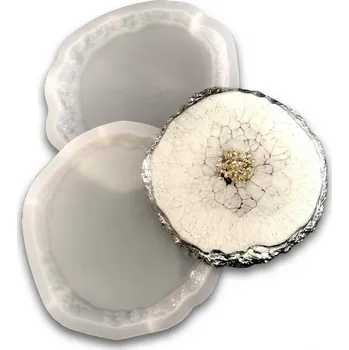 Silikonové formy – achát (sada dvou podtácků)