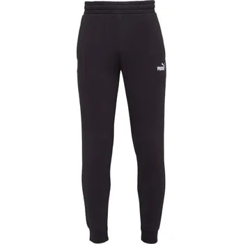 Pánské tepláky Puma ESSENTIALS NO.1 LOGO SWEAT PANTS TR CR L Černá, Bílá