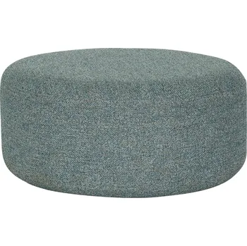 Taburet Šedozelený čalouněný puf Hübsch Marshmellow 70 cm