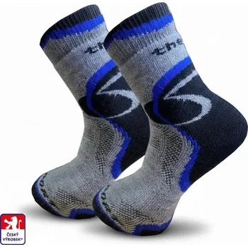 Pánské termo ponožky Ponožky sportovní FUNKČNÍ THERMO froté s vlnou 48-49 Mix barev