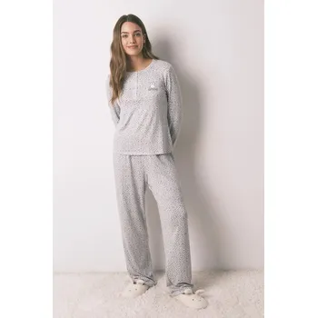 Dámské pyžamo Pyžamo women'secret 3132167 šedá 09X, vel. L