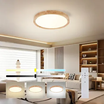 Brilagi - LED Stmívat. svítidlo WOODROUND LED/30W/230V 3000-6000K pr. 40 cm+DO