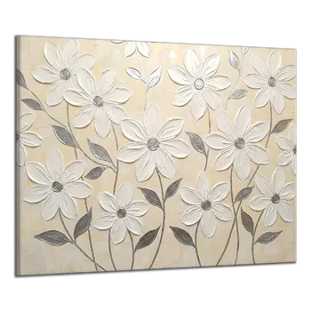Obraz Obraz na plátně Světlé bílé květy , jednodílný 4335AX