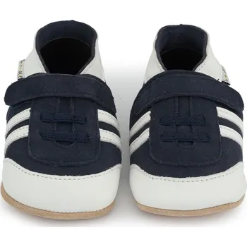 Capáčky LAIT ET MIEL Kožené capáčky modré sneakersky 12-18 měsíců Modrá 21-22