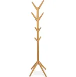 Věšák Autronic 176 cm hnědý Bambus DR-N191 NAT 224987722
