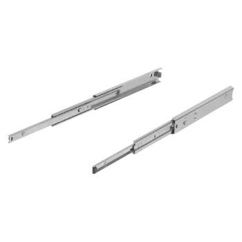 Nábytkové kování Teleskopické lišty, ocelové pro boční montáž, extra výsuv, nosnost do 55 kg K2384.0600