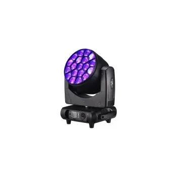 Osvětlovací technika Otočná LED hlava Wash 19x 15 W RGBW Bee Eye, Zoom 5-60°, DMX