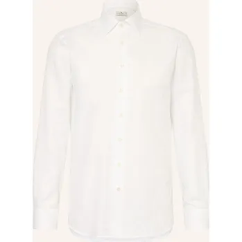 Pánská košile Etro Pánská Jacquardová Košile Slim Fit, bílá, 39