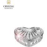 Dózička ve tvaru srdce z olovnatého křišťálu