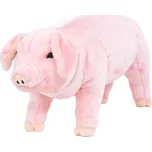 vidaXL Stojící plyšová hračka prase růžové XXL
