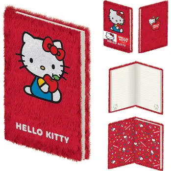 Zápisník Zápisník Sanrio - Hello Kitty Red Plush