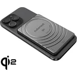 Cubenest Qi2 Magnetická bezdrátová powerbanka SlimDual 5000 mAh SQ1B3D - černá S1B3DBK