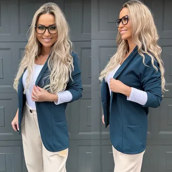 Dámské sako Elegantní sako KIKI Barva: Petrolej
