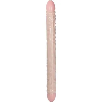 Dildo Oboustranné dildo Double Header Dong Veined 18", 44,5 cm
