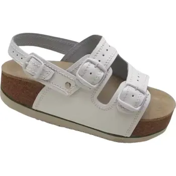 Dámské pantofle Korkové pantofle na klínku (korkáče)-bílé, vel. 36-41 vel. 36 - délka vnitřní stélky 23,5 cm