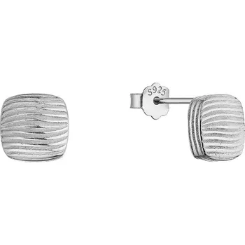 Náušnice Stříbrné náušnice čtverečky 61147