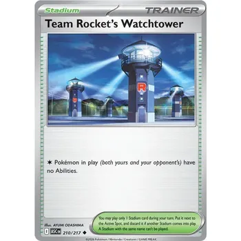 Sběratelská karetní hra Team Rocket's Watchtowe 210/217 - Ascended Heroes Typ karty: Non-Holo