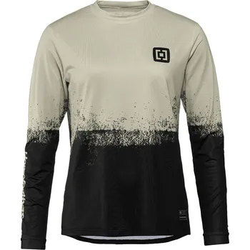 cyklistický dres Dámský bike dres Quantum LS - silver birch/black velikost L