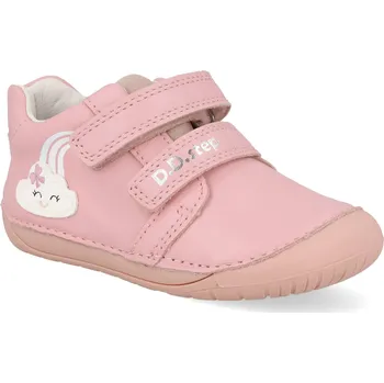 Barefoot dětské kotníkové boty D.D.step - S070-61244 růžové Velikost: 21
