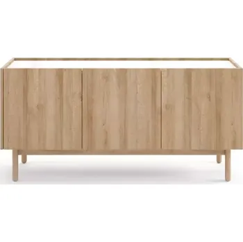 Komoda Komoda Boho La 144x68 cm dub riviéra/bílý mramor