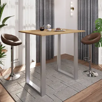 Barový stolek VCM Barový stůl „Xona 110x80“, dub medový 496651