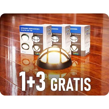 Nástěnné svítidlo LED nástěnné svítidlo SZAFIR 4W, 270lm, 1+3 zdarma! [OR-OP-6018LPMP3]
