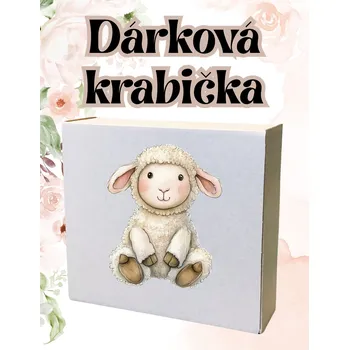Krabička na výslužku krabička s potiskem Krabička, s potiskem, OVEČKA, 17,3x16x5,3 cm, 1 kus