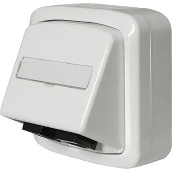 Elektrická zásuvka ABB Tango STP CAT5E 2x RJ45 WHkey bílá