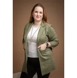 FLY OUT Dlouhé sako SINGLE Barva: Khaki, Velikost: UNI: L-2XL