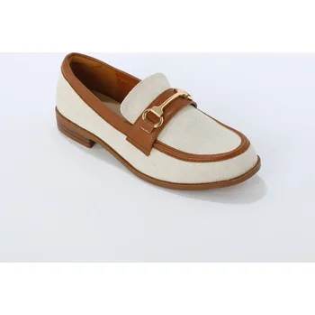 Dámské mokasíny Mokasíny ze 2 materiálů béžová 36