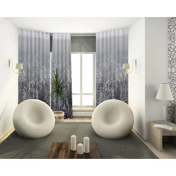 Závěs Kusový závěs - New York - šedý 250 x 140 cm