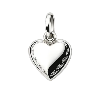 Přívěsek Stříbrný otevírací medailonek srdíčko Selena