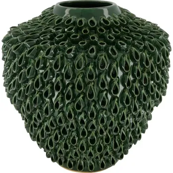 Váza Lahvová váza kulatá, keramika, 30x30x30 cm (C7.cz prodává vysoce kvalitní dekorativní výrobky. Přijeďte se o kvalitě výrobků přesvědčit do našeho kamenného obchodu na vlastní oči.)