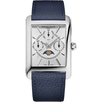 Hodinky FREDERIQUE CONSTANT - Classics Carree Calendar Moonphase – Silver Dial - Pánské hodinky